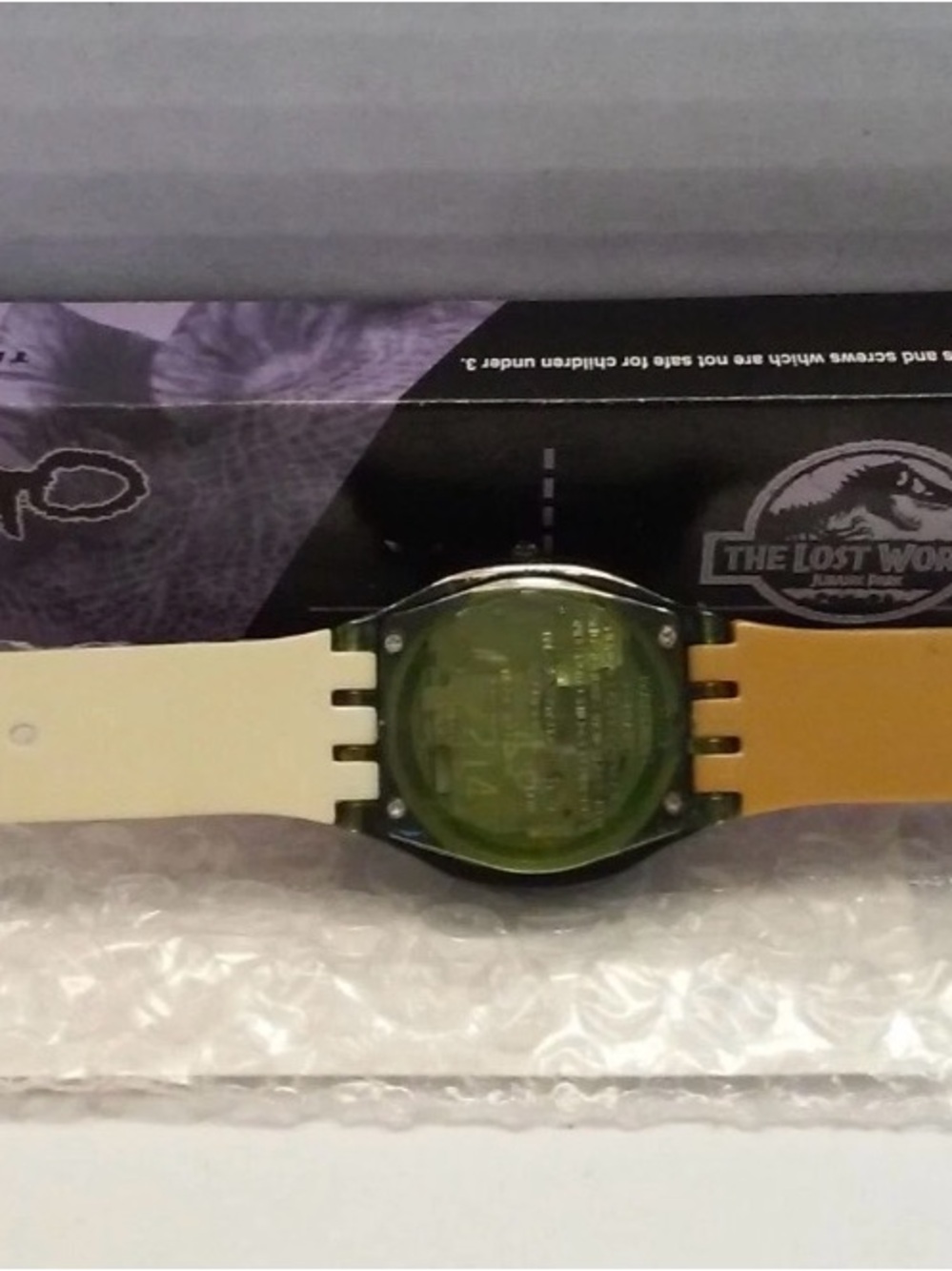 JURASSIC PARK THE LOST WORLD 3-D STEGO WATCH DINOSAUR WATCH Burger King 1997 - Picture 8 of 9